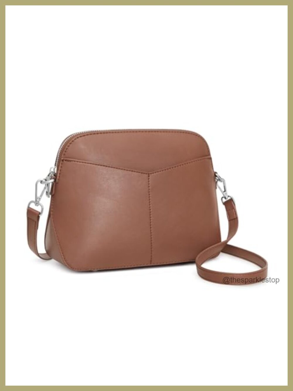Vegan Leather Crossbody Bag for Women Small Travel Shoulder Purse
